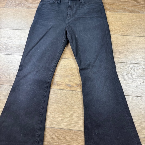 Hudson Holly High-Rise Flare Jeans, Black, Size 30, New with Tags, Italian Denim - Picture 5 of 12